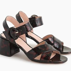 J CREW Penny Sandal in Tortoise